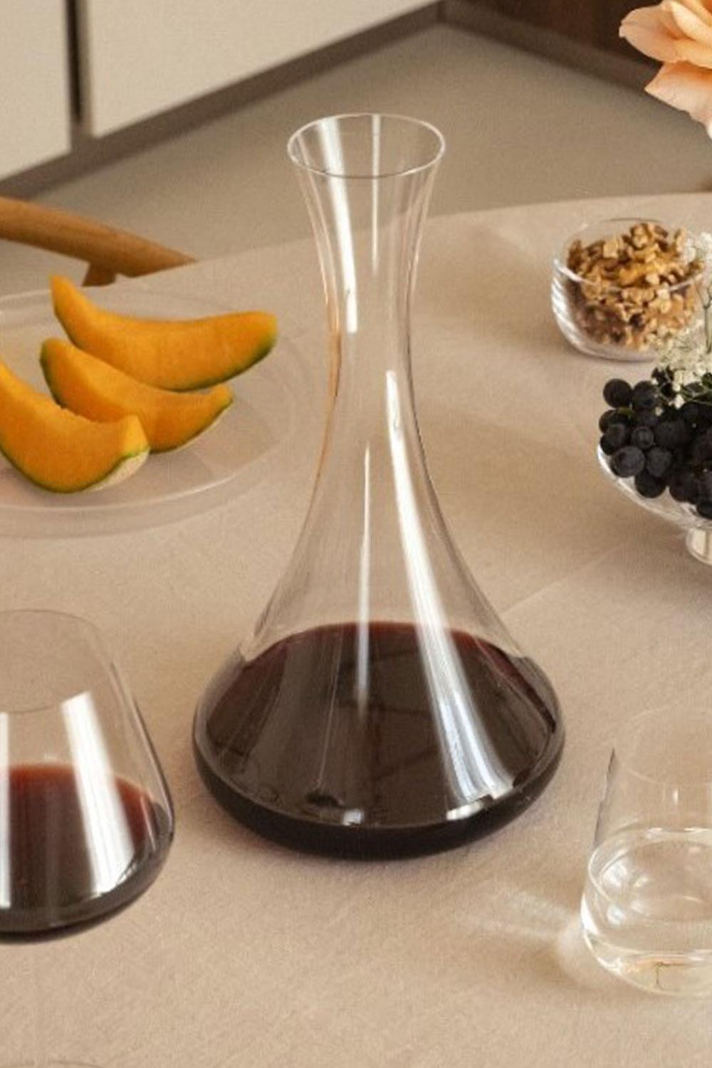 Paşabahçe El İmalatı Kristal Opal Kapak Karaf 1750 ml 1091420 92648