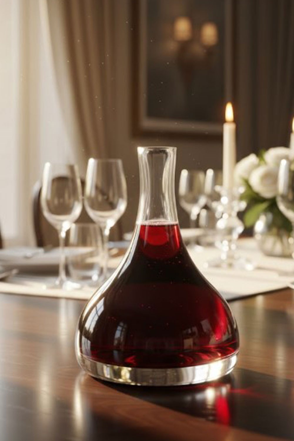 Paşabahçe El İmalatı Kristal Şişe 1 Adet 20139