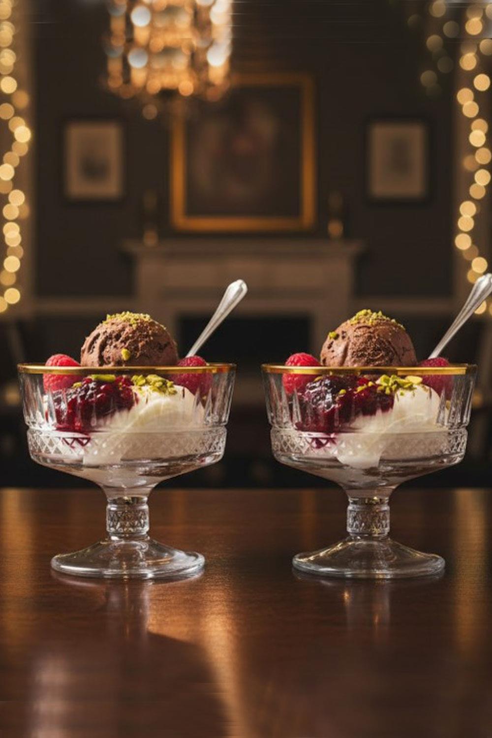 Paşabahçe Elysia Golden Touch Dondurmalık 250cc 2 Li 51749