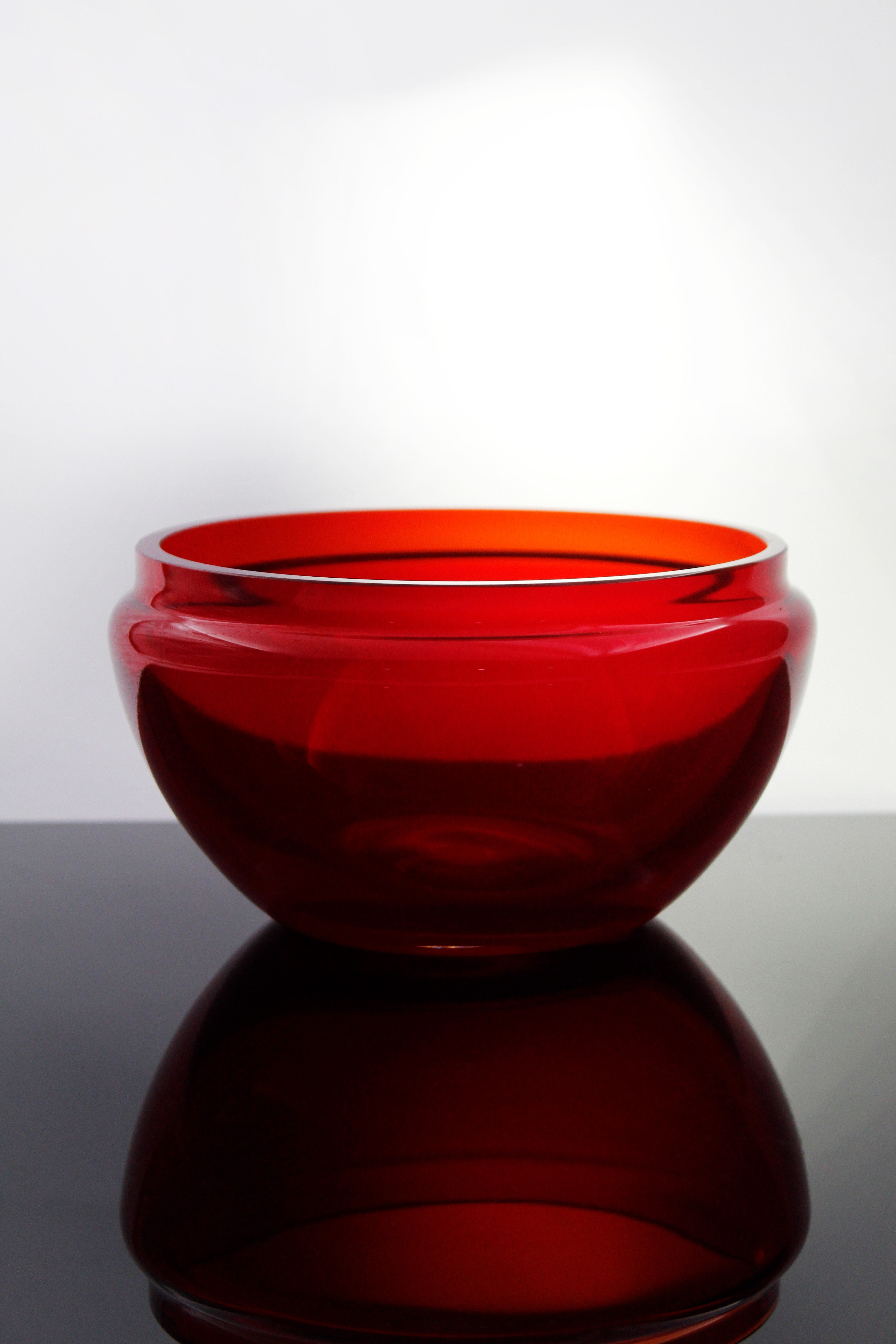 Paşabahçe Kristal Bordo Derin Kase 208640 18490  15x9.5 Cm