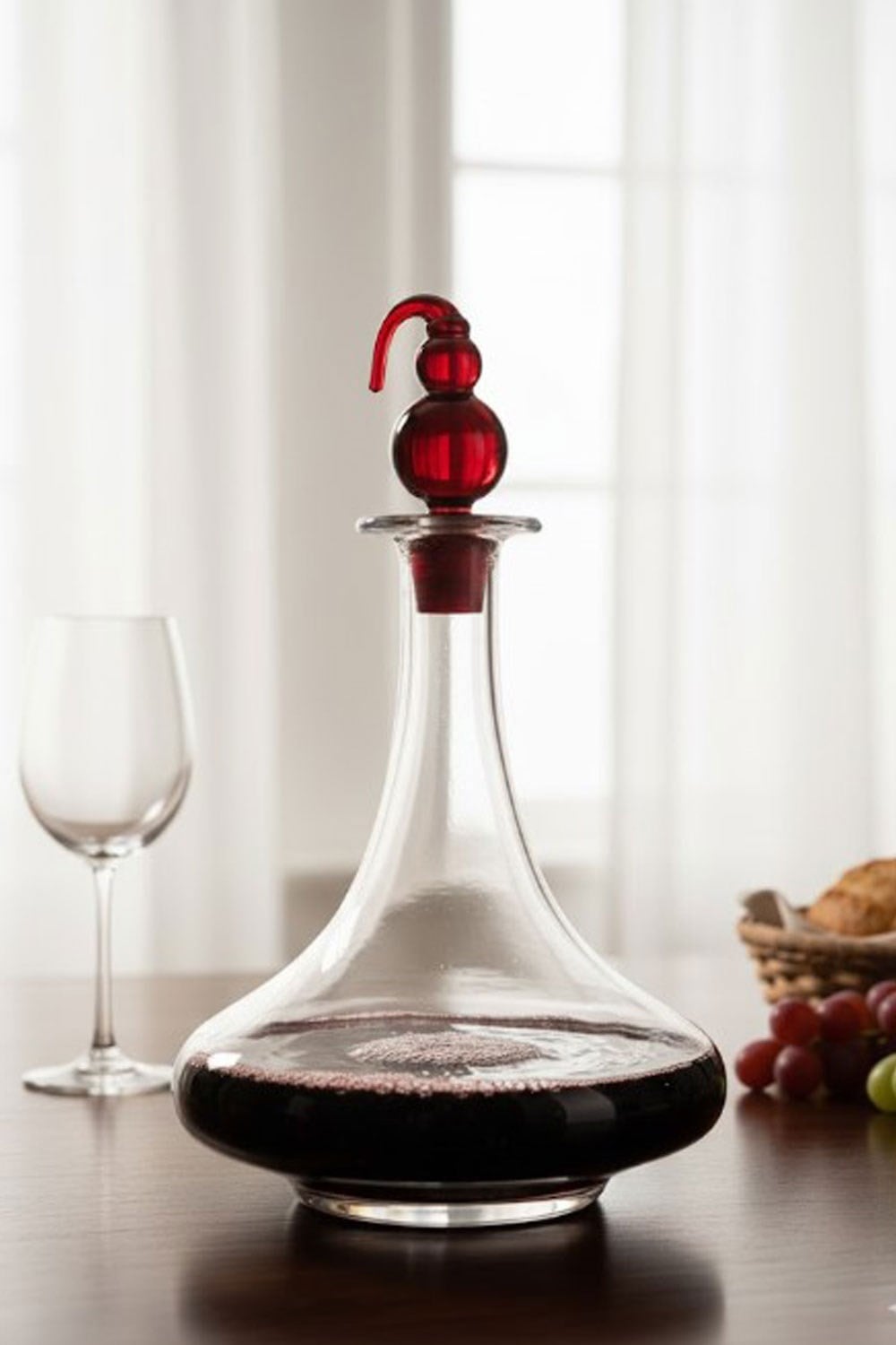 Paşabahçe Kristal Kırmızı Kapaklı 1000 cc Karaf 92532