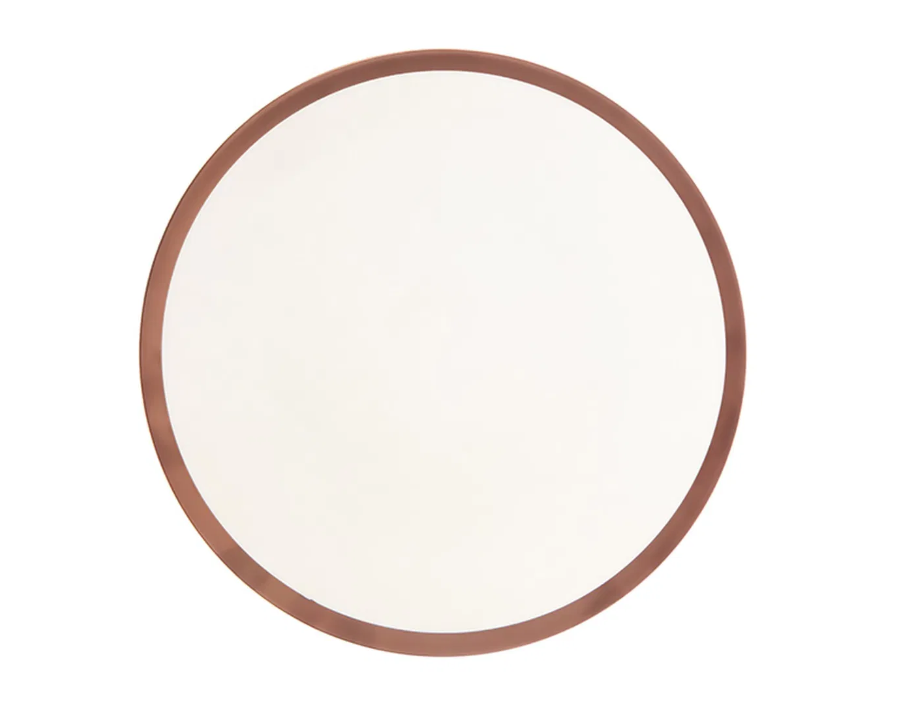 Porland Copper Line 1 Adet Düz Tabak 27 Cm