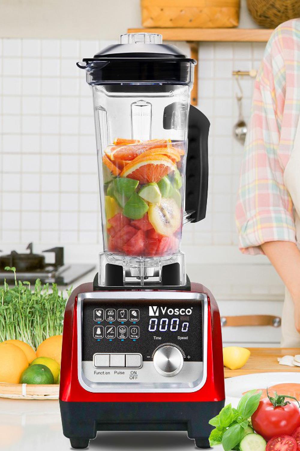 BLENDER à SMOUTHIES PRO avec BOUCLIER SONORE PRO 2200W ROUGE - Électroménager