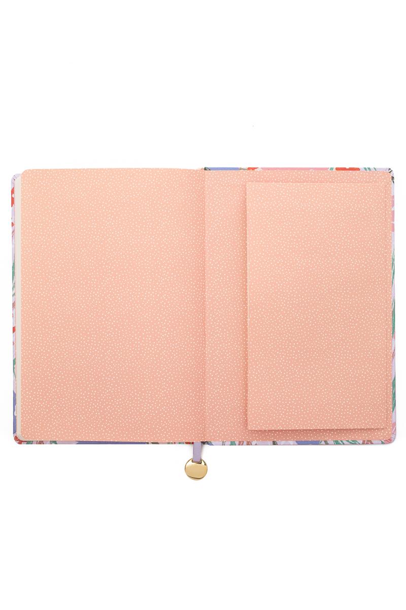 Daisy Dew Sert Kapak A5 Çizgili Defter 15 x 21 Lila