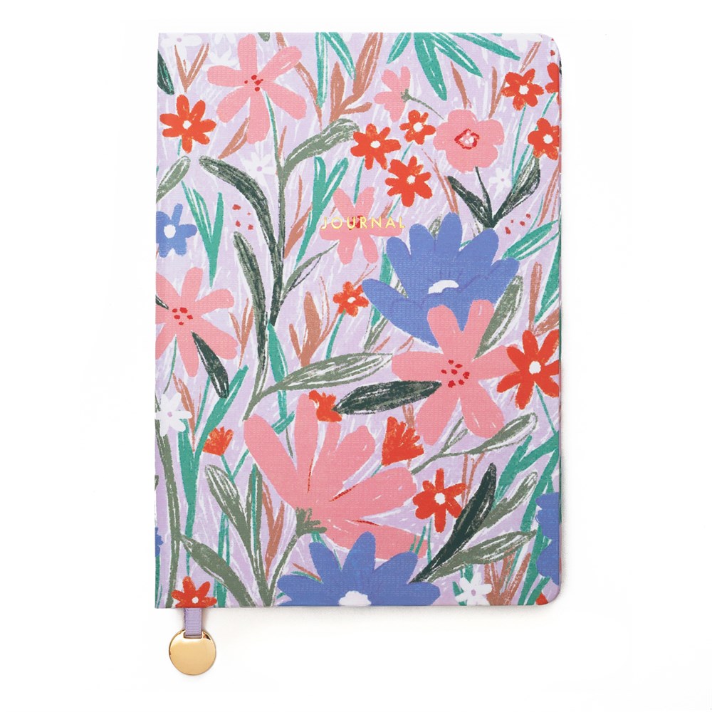 Daisy Dew Sert Kapak A5 Çizgili Defter 15 x 21 Lila