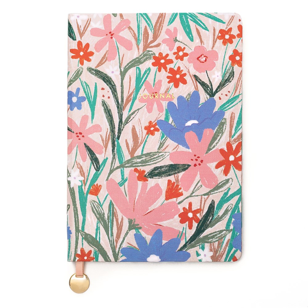 Daisy Dew Sert Kapak A5 Çizgili Defter 15 x 21 Bej