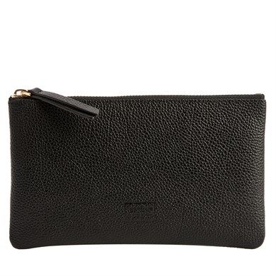 Deri Dikdörtgen Çanta Siyah