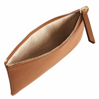 Deri Dikdörtgen Çanta Taba