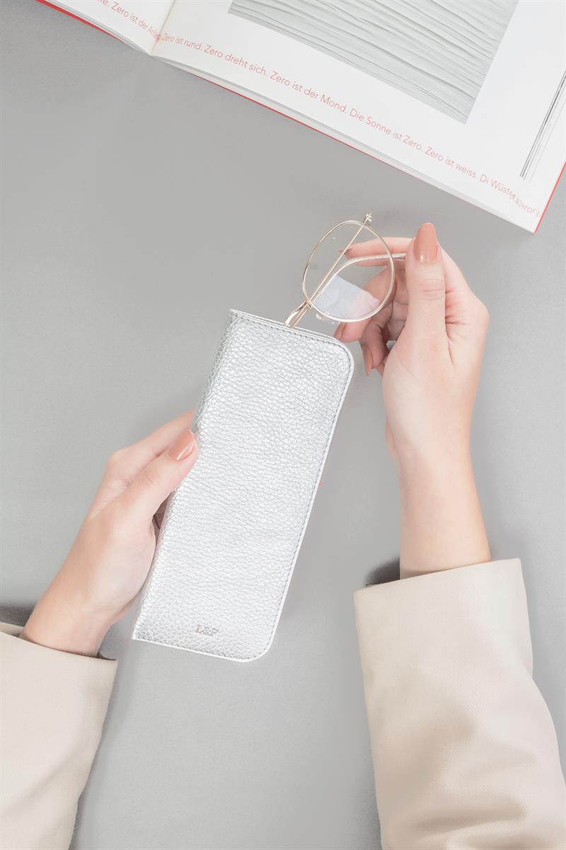 Deri Gözlük Kılıfı Lame