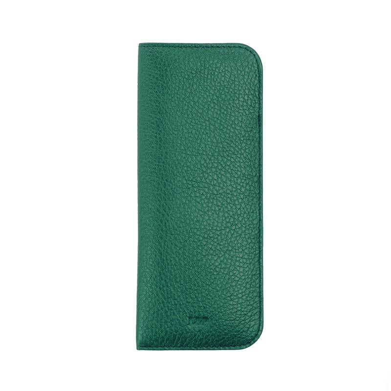 Deri Gözlük Kılıfı Zümrüt Yeşil