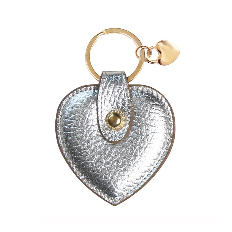 Deri Kalp Anahtarlık Lame