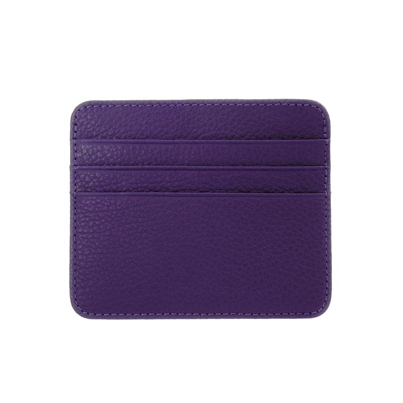 Deri Kredi Kartlık Mor