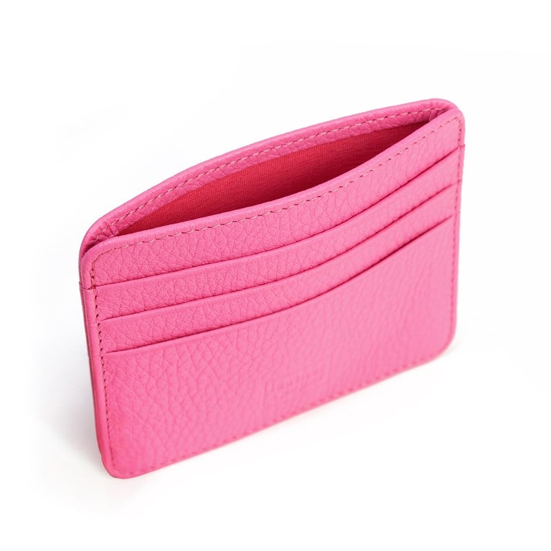 Deri Kredi Kartlık Pembe