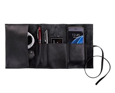 Deri Organizer Düzenleyici Siyah