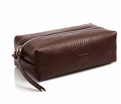 Deri Seyahat Çantası Koyu Kahve