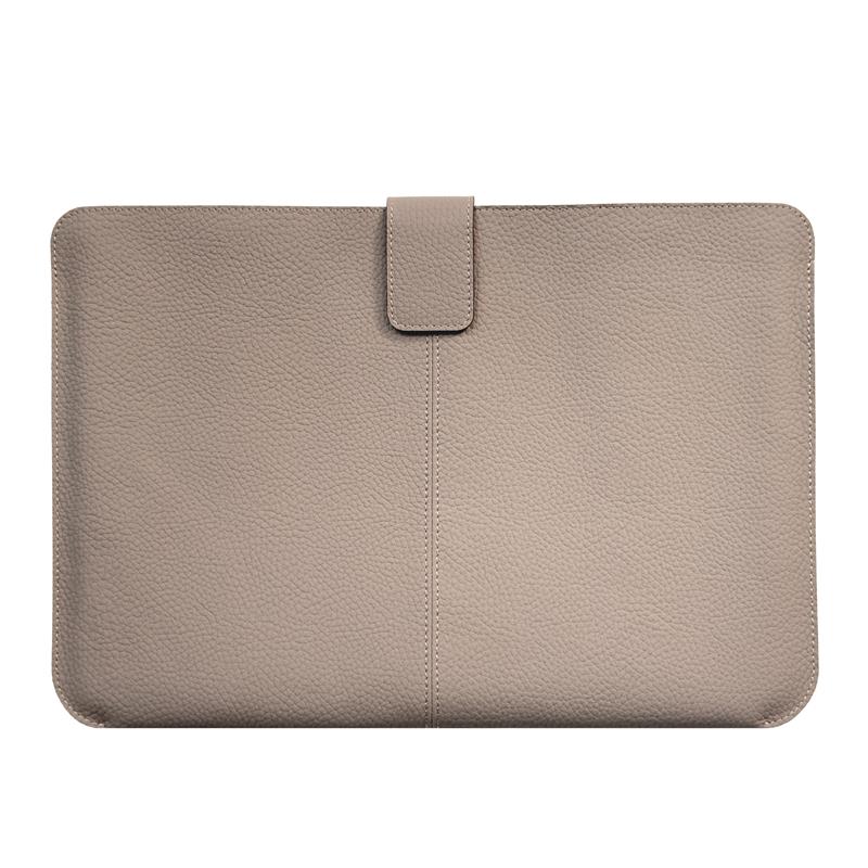 Deri Slim Laptop Kılıfı 14 Vizon