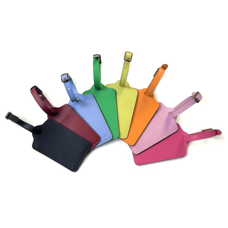 Deri Valiz Etiketi Sarı