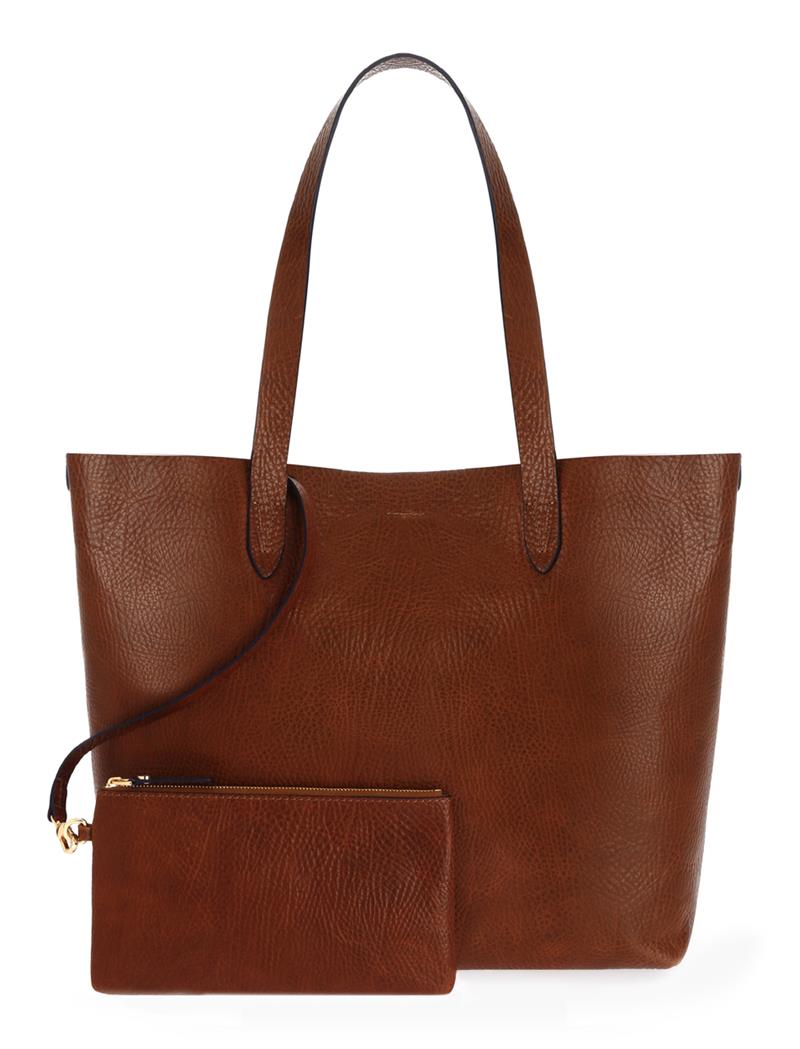 Kahve Deri Tote Çanta Classic