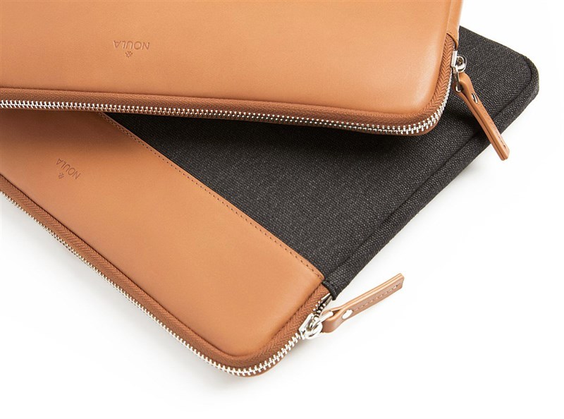 Kanvas ve Deri Laptop Kılıfı 15