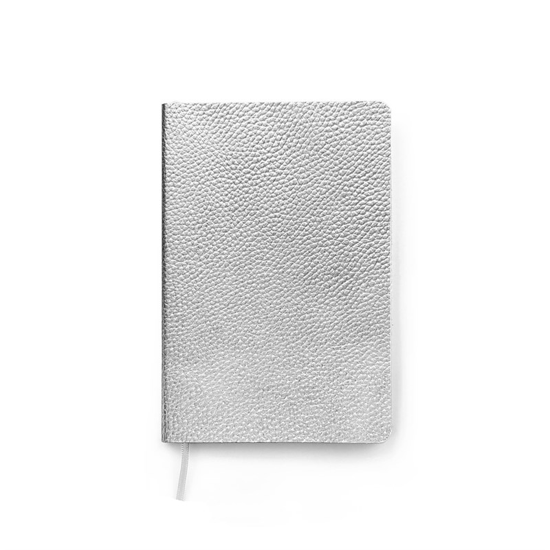 Küçük Boy Lame Deri Defter 9 x 14 Çizgisiz