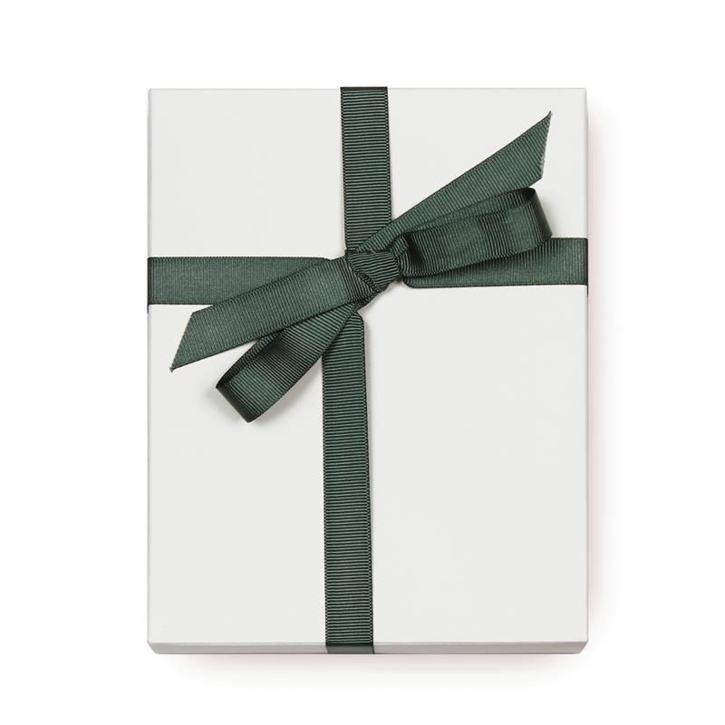 Parlak Yeşil Deri Mini Cüzdan ve Kalp Anahtarlık Hediye Kutusu