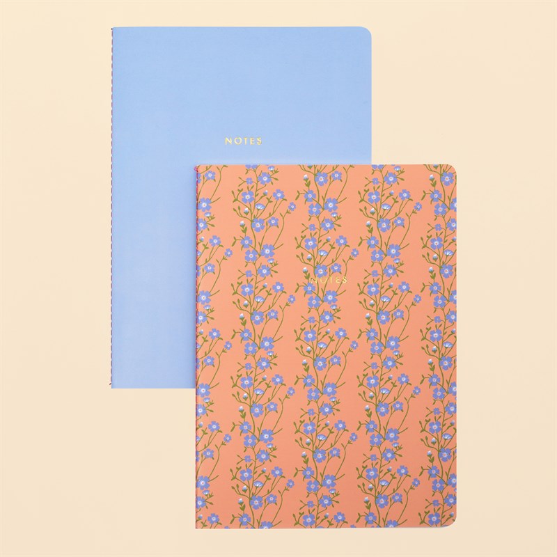 Periwinkle Yumuşak Kapak 2li Defter Seti A5