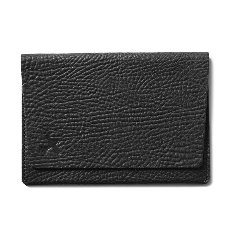 Siyah Deri Pasaport Kılıfı