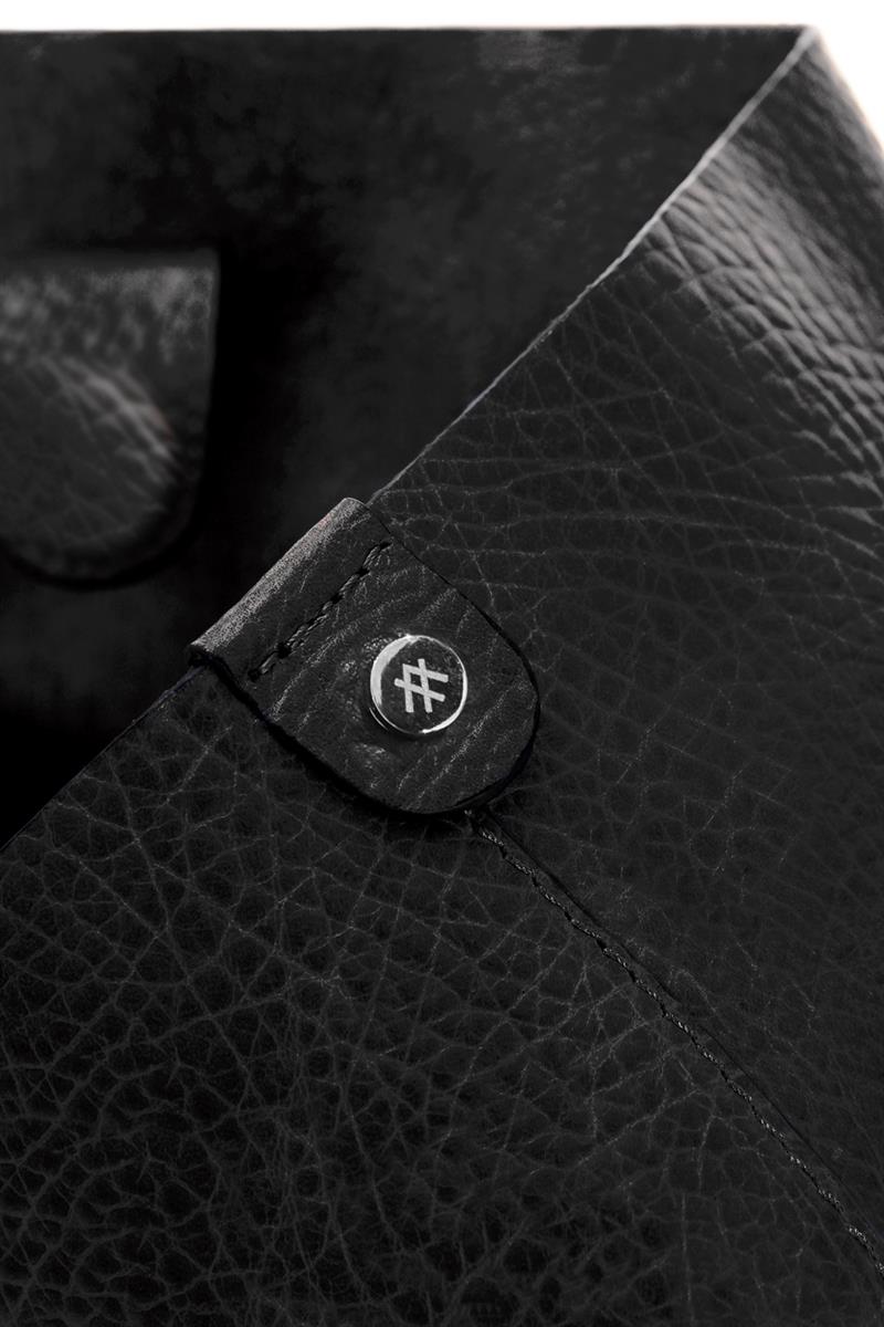 Siyah Deri Tote Çanta Classic