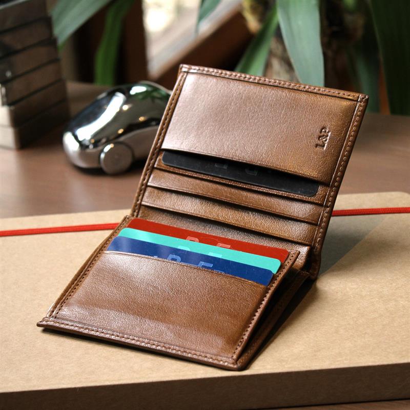 Taba Deri Cüzdan Kimlik Cepli Hediye Kutusu