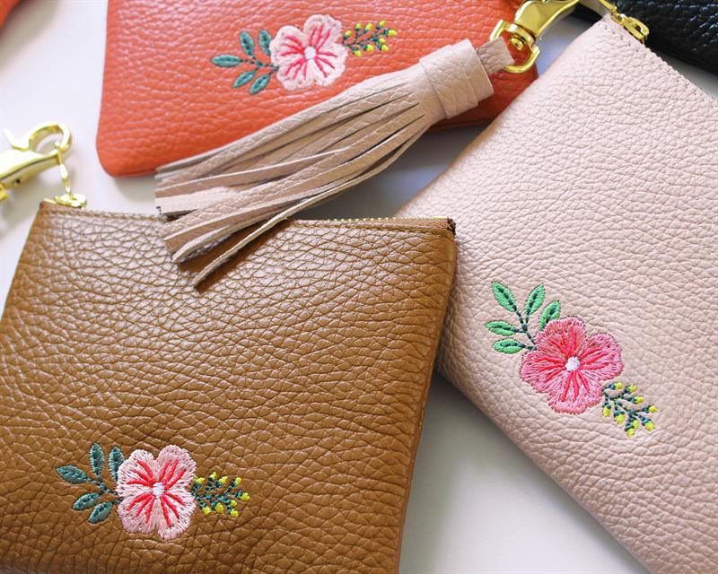 Taba Deri Mini Çanta Deri Püskül ve Defter Seti