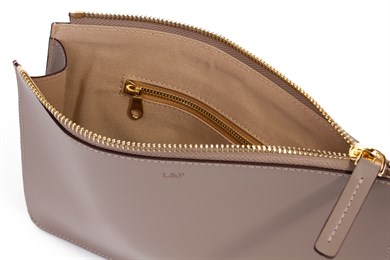 Vizon Çapraz Askılı Deri Clutch Çanta