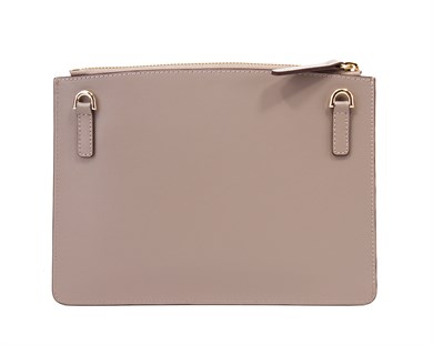 Vizon Çapraz Askılı Deri Clutch Çanta