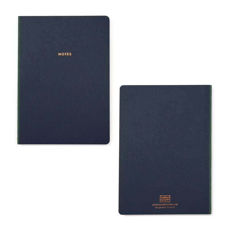 Yeşil Deri Kılıf ve A5 Defter