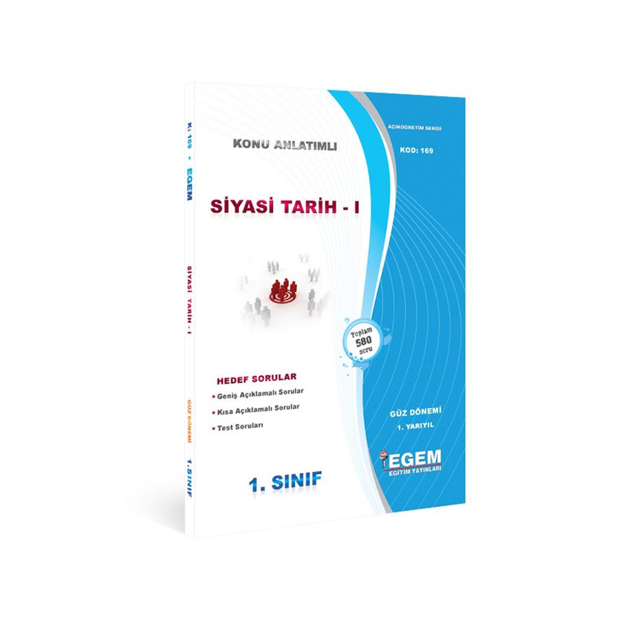 AÖF 1. SINIF SİYASİ TARİH-I GÜZ DÖNEMİ 1. YARIYIL KONU ANLATIMLI SORU BANKASI