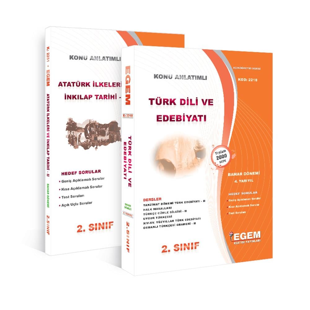 2.SINIF TÜRK DİLİ ve EDEBİYATI SET (BAHAR DÖNEMİ)