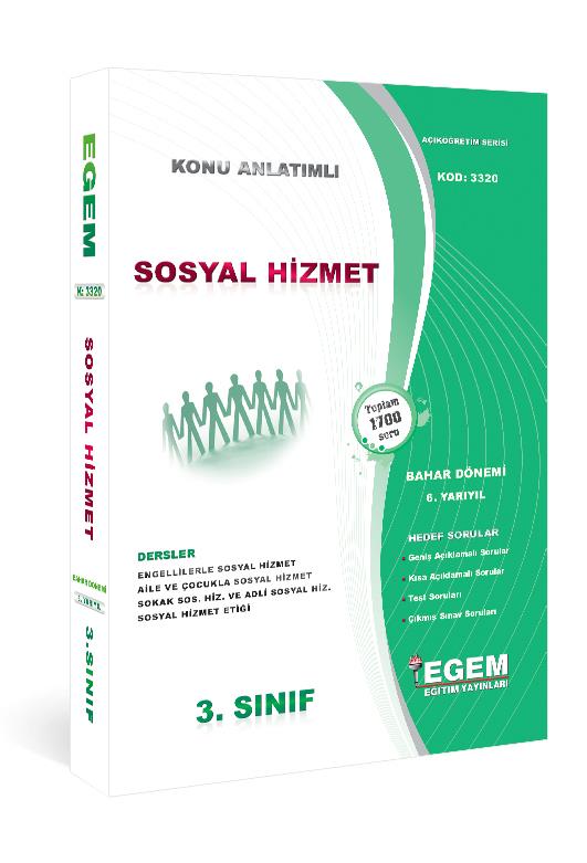 3.SINIF SOSYAL HİZMET (BAHAR DÖNEMİ) KONU ANLATIMLI SORU BANKASI -(6. Yarıyıl)