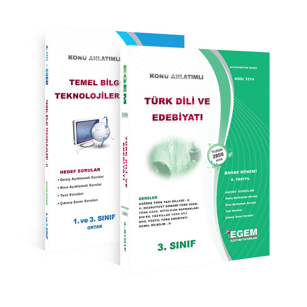 3.SINIF TÜRK DİLİ ve EDEBİYATI SET(BAHAR DÖNEMİ)