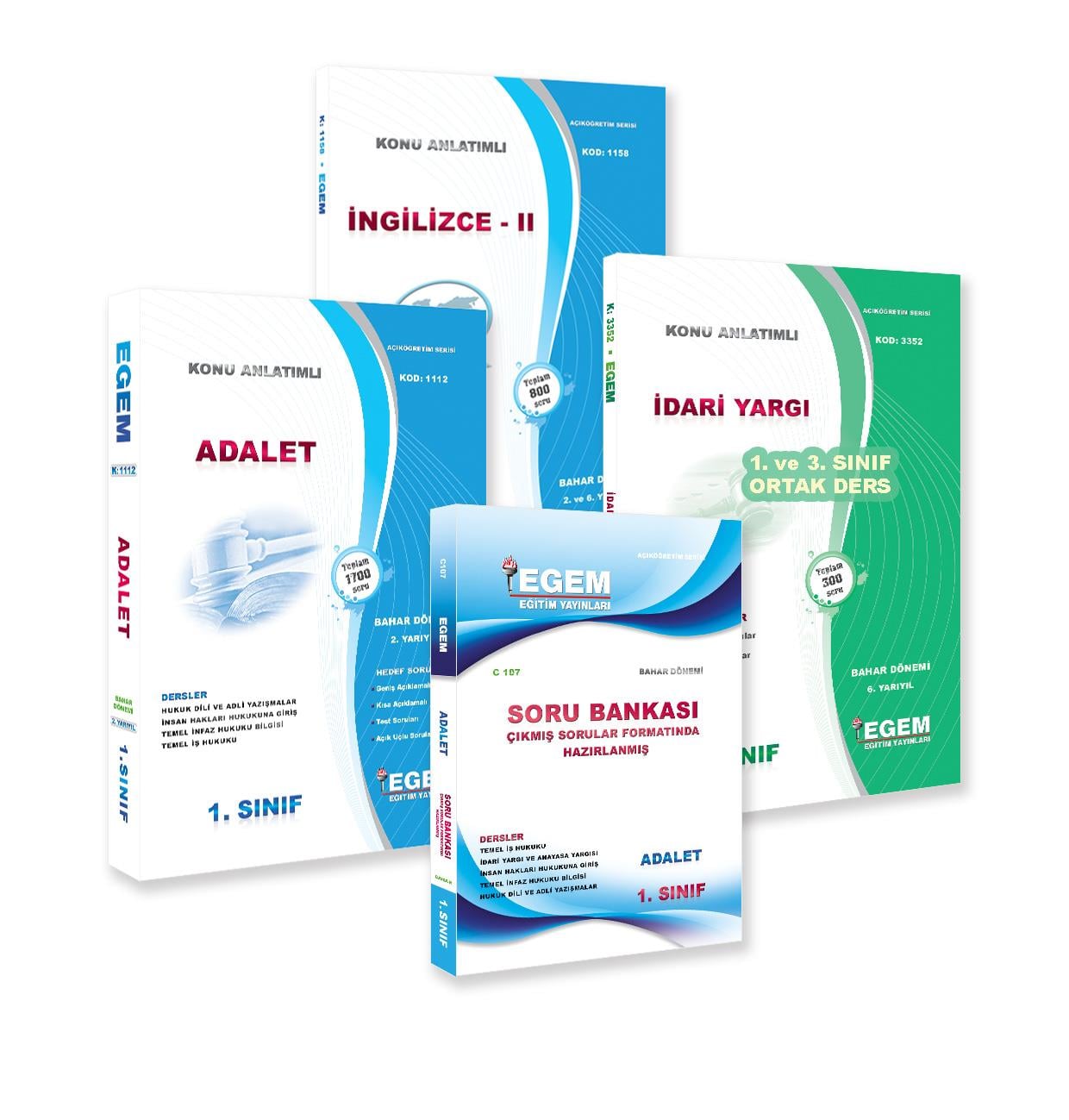 AÖF 1. SINIF ADALET BAHAR DÖNEMİ KONU ANLATIMLI SORU BANKASI VE SORU BANKASI