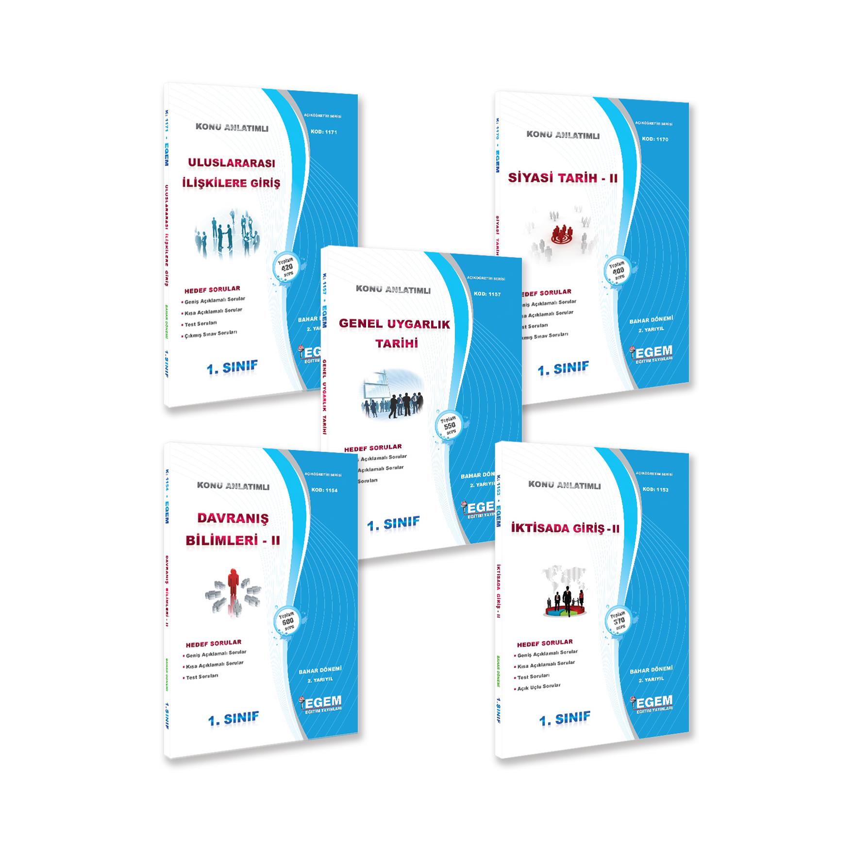 AÖF 1. SINIF ULUSLARARASI İLİŞKİLER BAHAR DÖNEMİ KONU ANLATIMLI SORU BANKASI (İNGİLİZCESİZ)