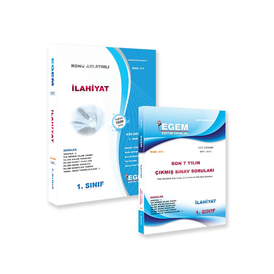 AÖF 1. SINIF İLAHİYAT GÜZ DÖNEMİ KONU ANLATIMLI SORU ANLATIMLI SORU BANKASI- ÇIKMIŞ SINAV SORULARI