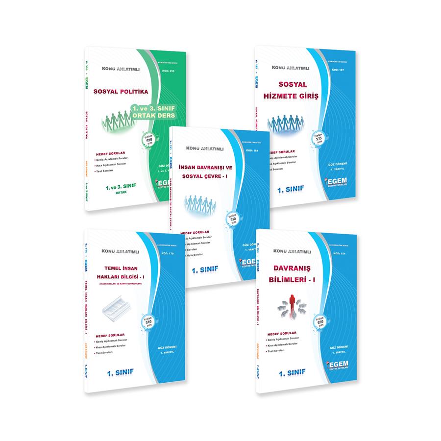 AÖF 1. SINIF SOSYAL HİZMETLER GÜZ DÖNEMİ KONU ANLATIMLI SORU BANKASI (İNGİLİZCESİZ)