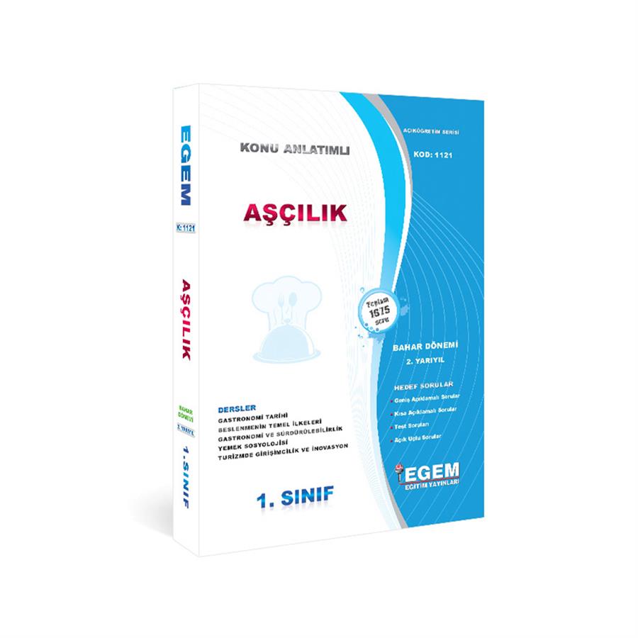 AÖF 1. SINIF AŞÇILIK BAHAR DÖNEMİ  2.YARIYIL KONU ANLATIMLI SORU BANKASI 