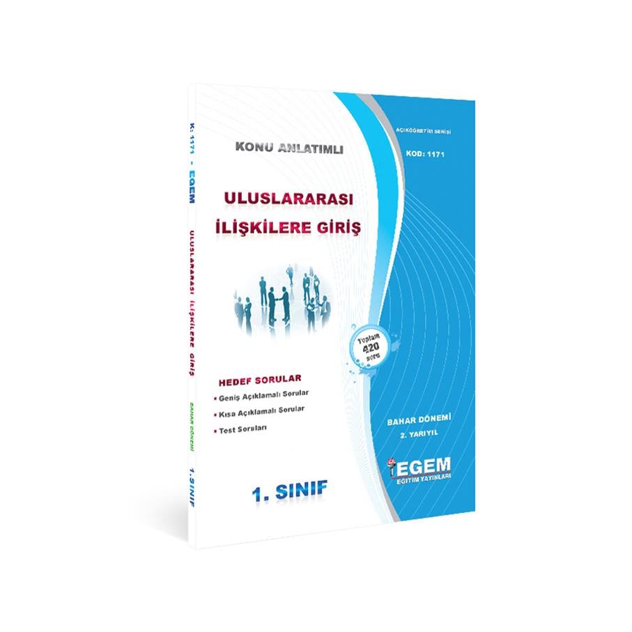 AÖF 1. SINIF ULUSLARARASI İLİŞKİLERE GİRİŞ BAHAR DÖNEMİ 2. YARIYIL KONU ANLATIMLI SORU BANKASI