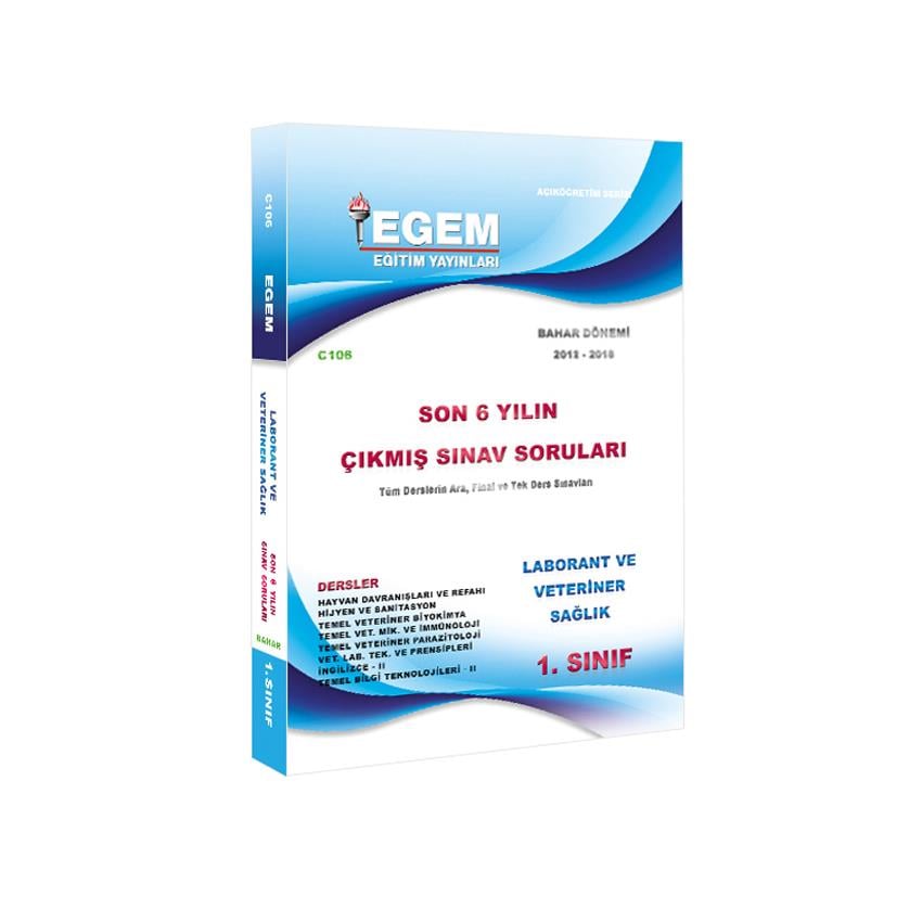 AÖF 1.SINIF LABORANT VE VETERİNER SAĞLIK BAHAR DÖNEMİ 2. YARIYIL ÇIKMIŞ SINAV SORULARI 