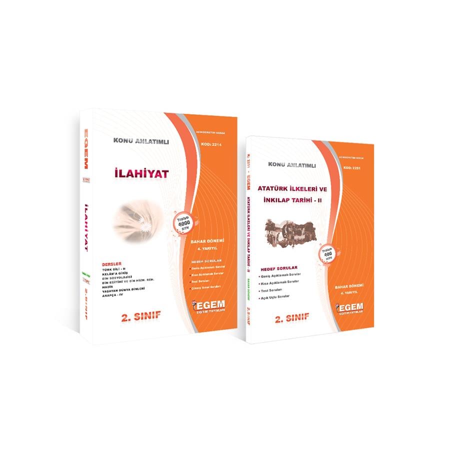 AÖF 2. SINIF İLAHİYAT BAHAR DÖNEMİ KONU ANLATIMLI SORU BANKASI-İNKILAP TARİHİ II