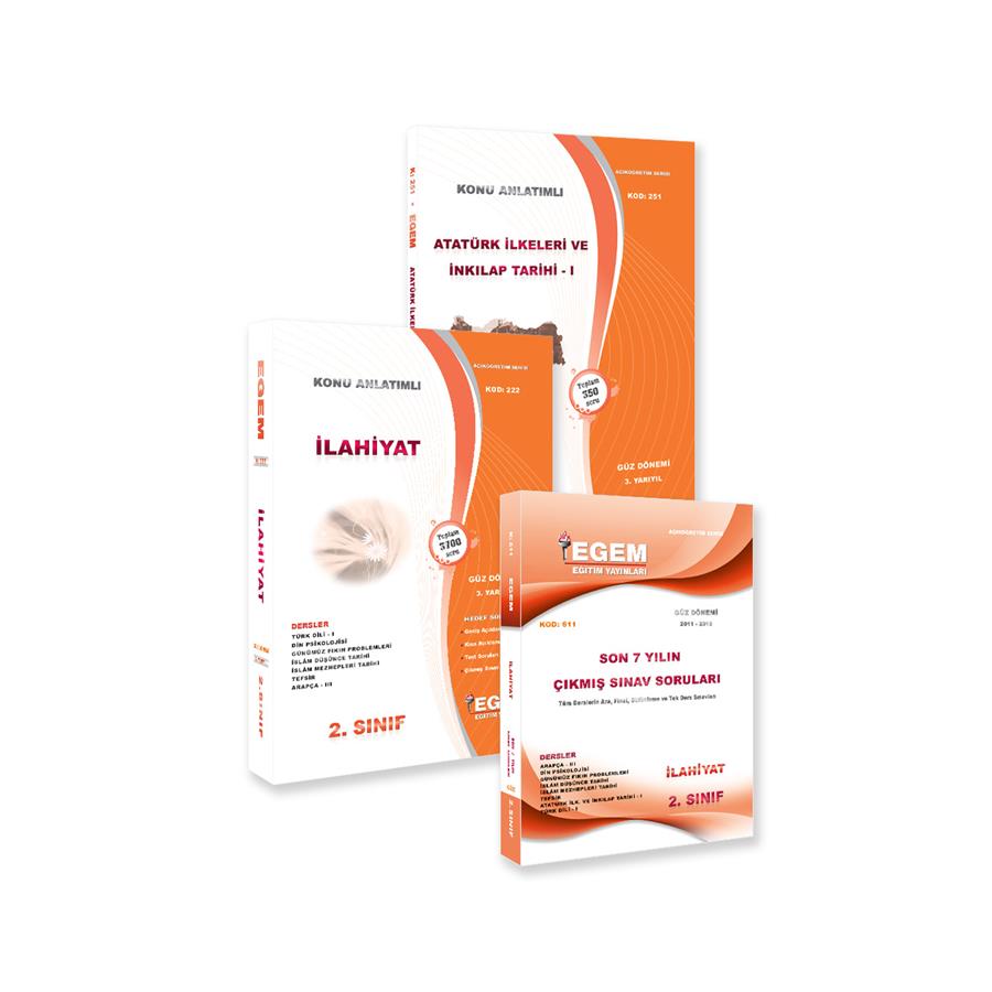 AÖF 2. SINIF İLAHİYAT GÜZ DÖNEMİ KONU ANLATIMLI SORU BANKASI -İNKILAP TARİHİ I -ÇIKMIŞ SINAV SORULARI
