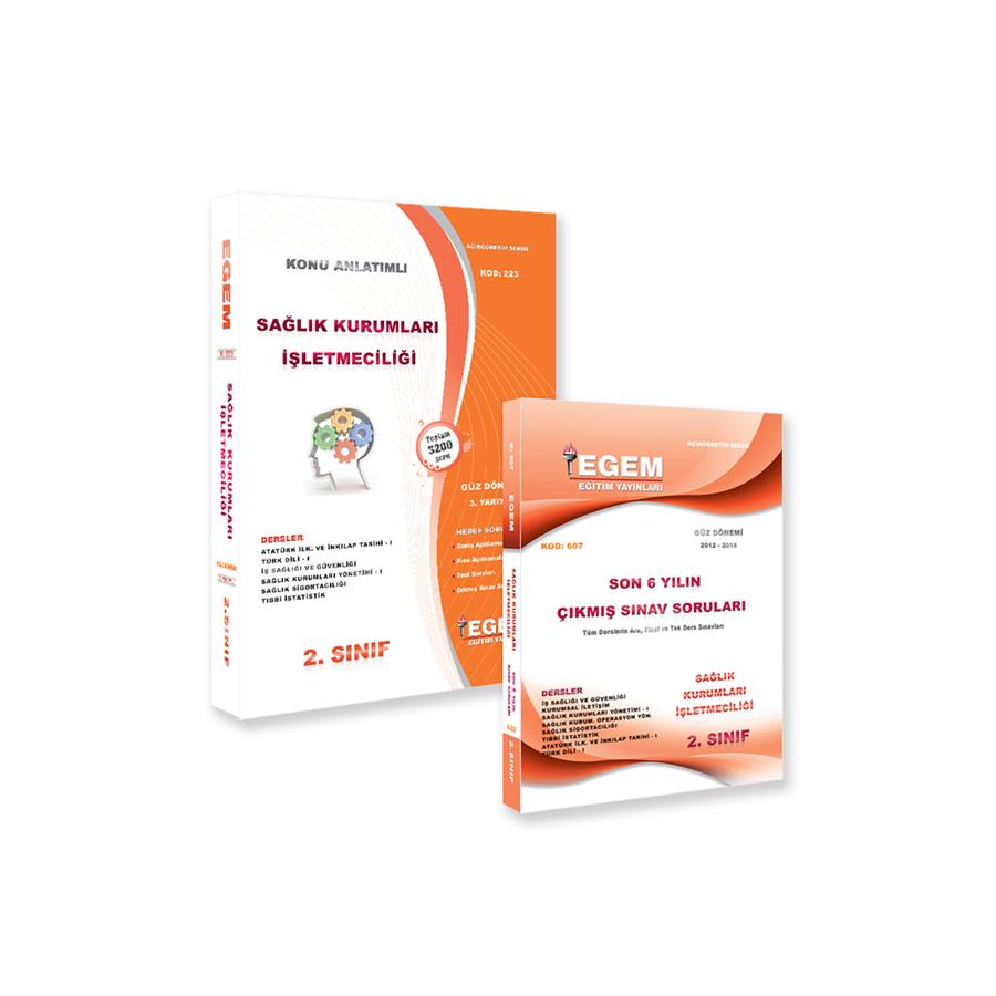 AÖF 2. SINIF SAĞLIK KURUMLARI İŞLETMECİLİĞİ GÜZ DÖNEMİ KONU ANLATIMLI SORU BANKASI VE ÇIKMIŞ SINAV SORULARI