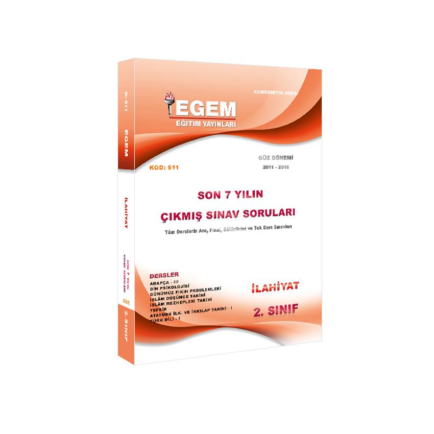 AÖF 2. SINIF İLAHİYAT GÜZ DÖNEMİ 3. YARIYIL ÇIKMIŞ SINAV SORULARI 