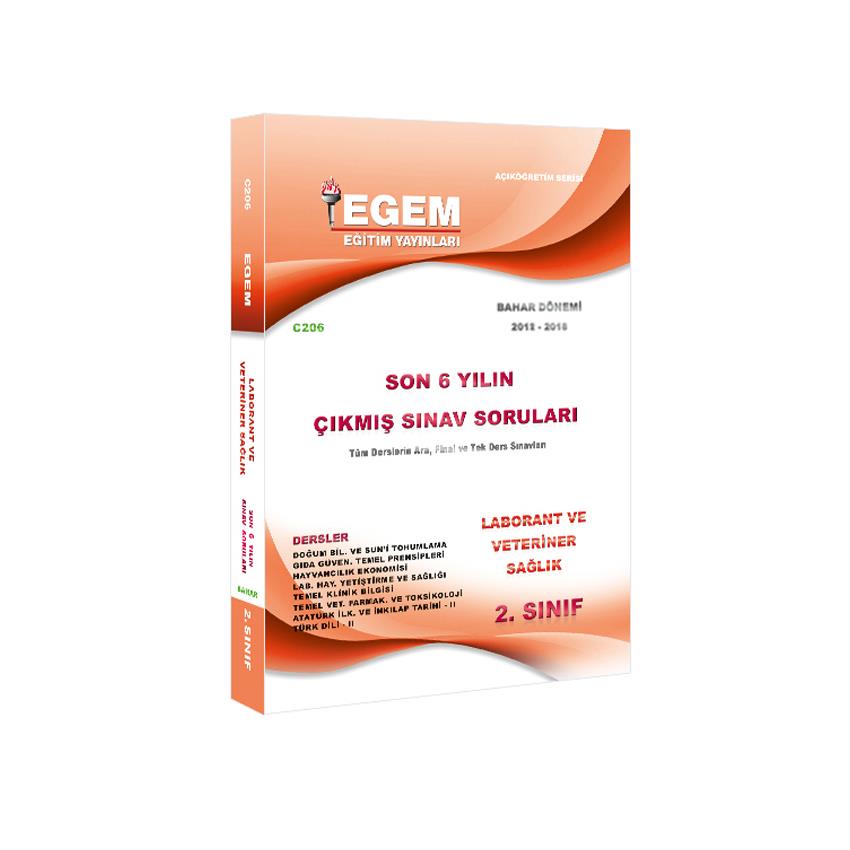 AÖF 2. SINIF LABORANT VE VETERİNER SAĞLIK BAHAR DÖNEMİ 4. YARIYIL ÇIKMIŞ SINAV SORULARI 