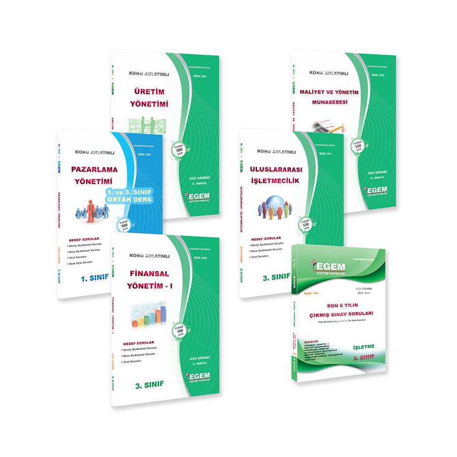 AÖF 3. SINIF İŞLETME GÜZ DÖNEMİ KONU ANLATIMLI SORU BANKASI VE ÇIKMIŞ SINAV SORULARI
